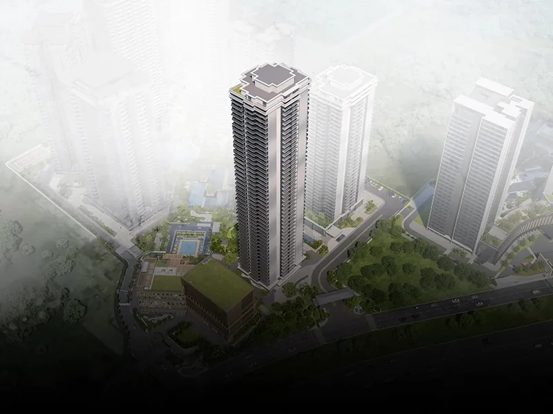 Krisumi Waterfall Suites 2 - 1 LDK Studio Aprtments in Sector 36A on Dwarka Expressway Gurugram