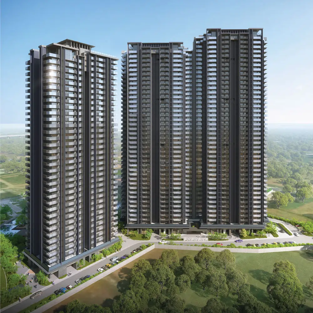 Krisumi Waterside Residences - First residential project by a Japanese-Indian joint venture.